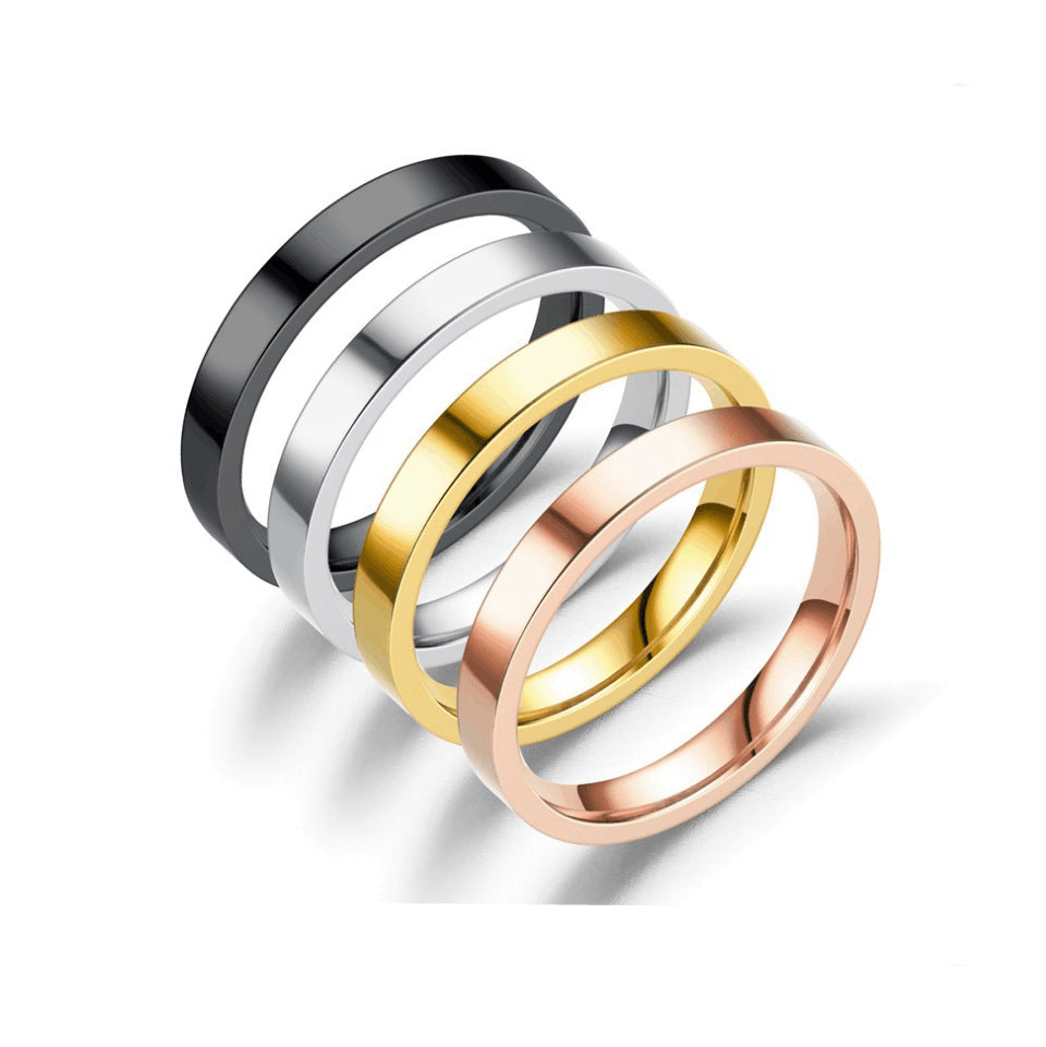 Damen Eleganter und minimalistischer Ehering aus hochwertigem Edelstahl Shop Nory