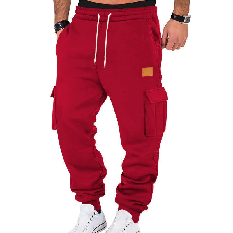Herren Cargo-Sweatpants mit praktischen Seitentaschen und elastischem Bund