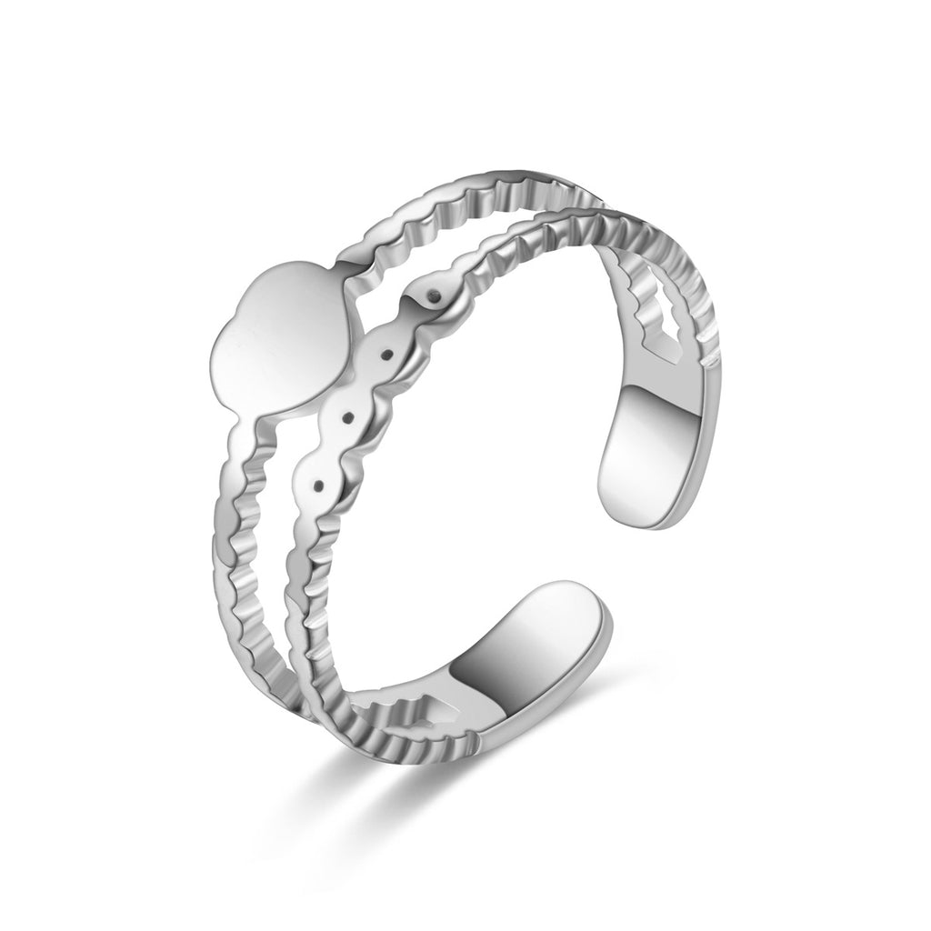 Damen Armreif mit kunstvollem Schmetterlingsdesign aus hochwertigem Edelstahl Shop Nory
