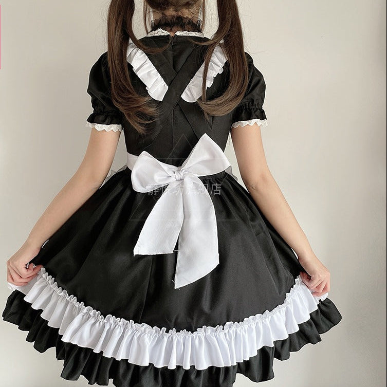 Damen Köstümkleid mit Rüschen und Katzenohren Shop Nory