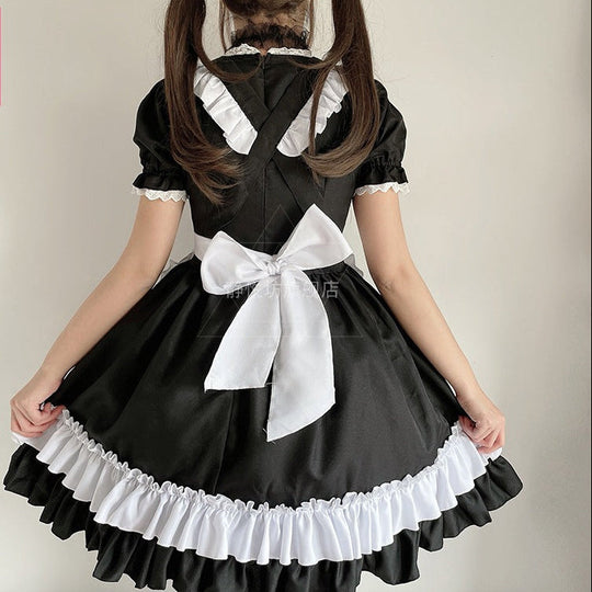 Damen Köstümkleid mit Rüschen und Katzenohren Shop Nory
