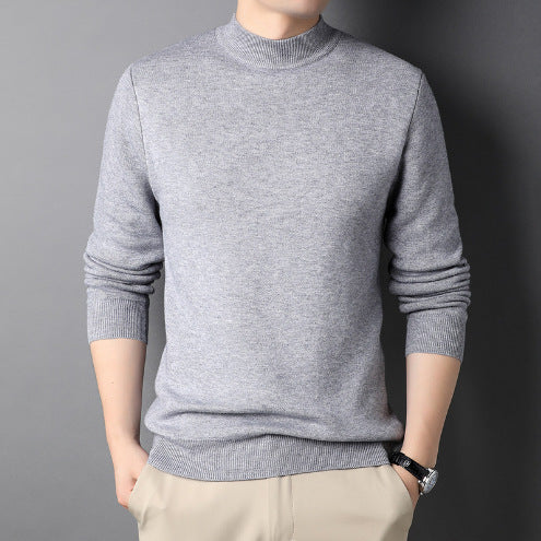 Herren Pullover mit hohem Kragen