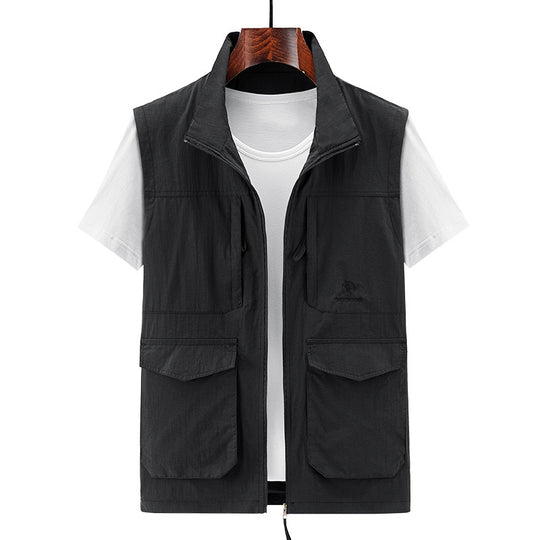 Herren Multifunktionale Outdoor-Weste mit praktischen Taschen Shop Nory
