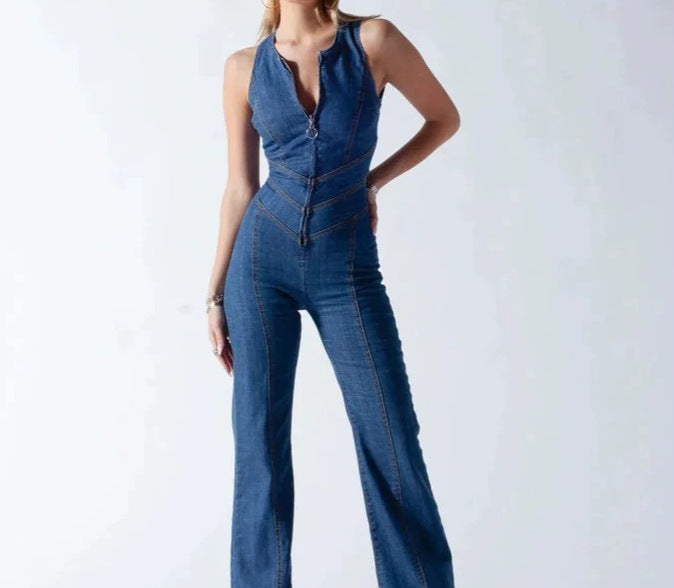 Damen Jeans Overall