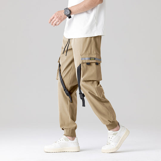 Herren Tech‑Utility Cargohose mit multifunktionalen Beintaschen, verstellbaren Gurtbändern & elastischen Bündchen Shop Nory