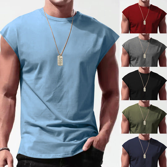Herren Ärmelloses Sportshirt aus atmungsaktivem Material mit stylischem Design