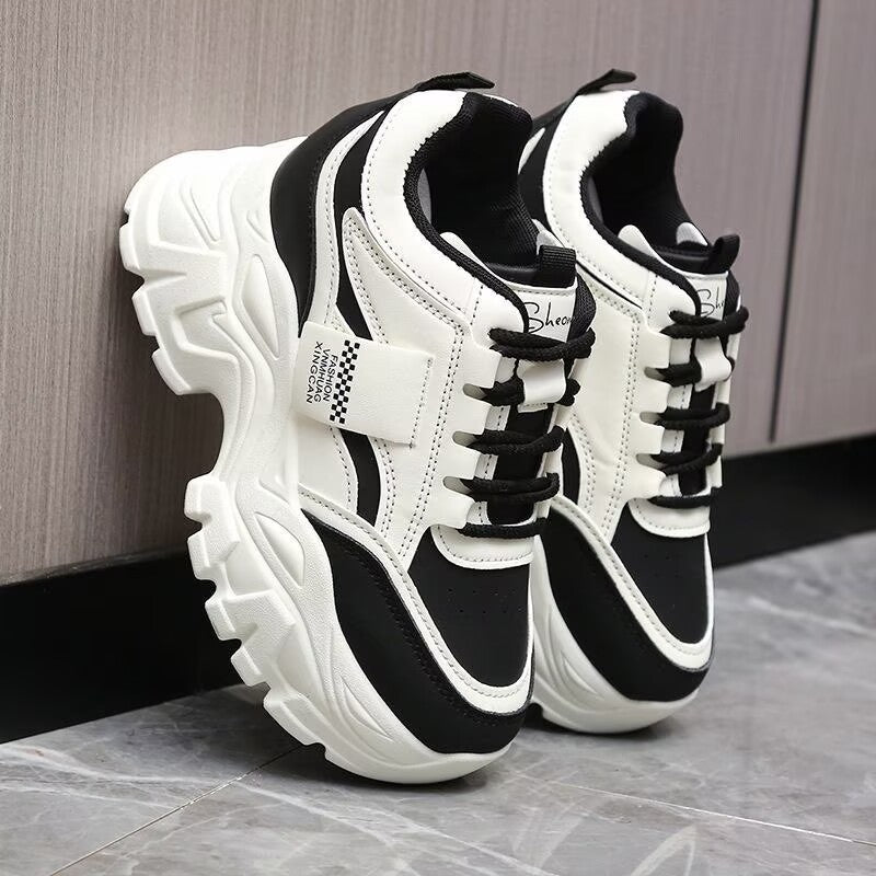Damen Sportliche Chunky Sneakers mit innovativen Dämpfungselementen und rutschfester Sohle