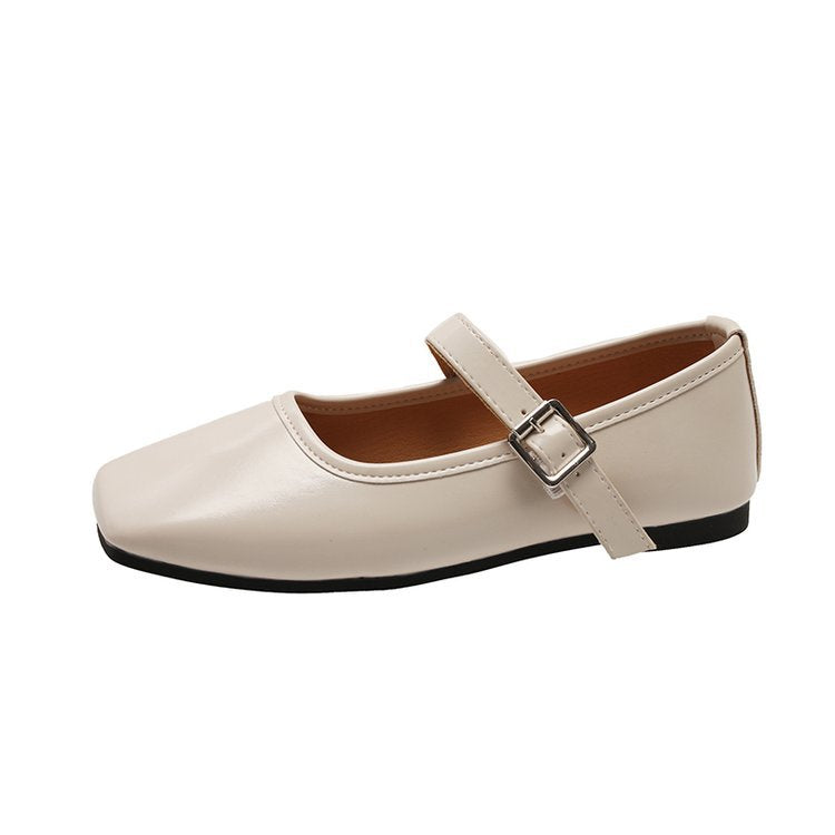 Damen Ballerinas mit verstellbarem Schnallenriemen und elegantem Design