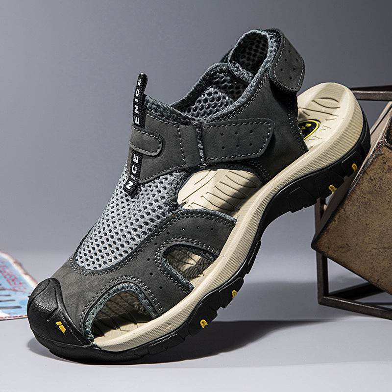 Herren Atmungsaktive Outdoor-Sandalen mit rutschfester Sohle Shopnory