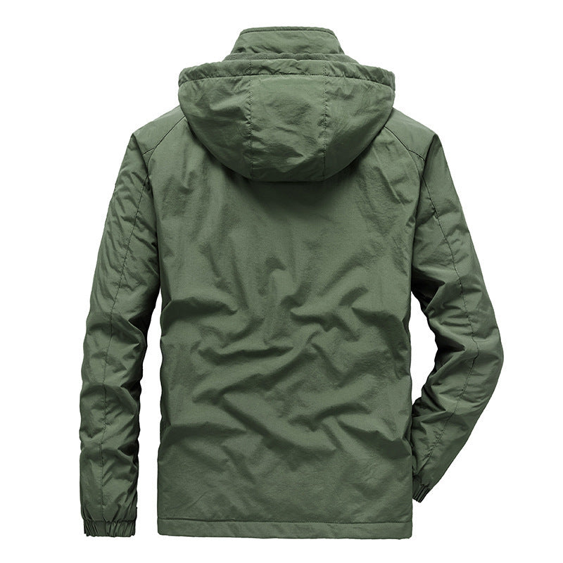 Herren Tech‑Hoodie‑Parka mit Mikrofleece‑Innenlage und verdeckten Reißverschlüssen Shop Nory