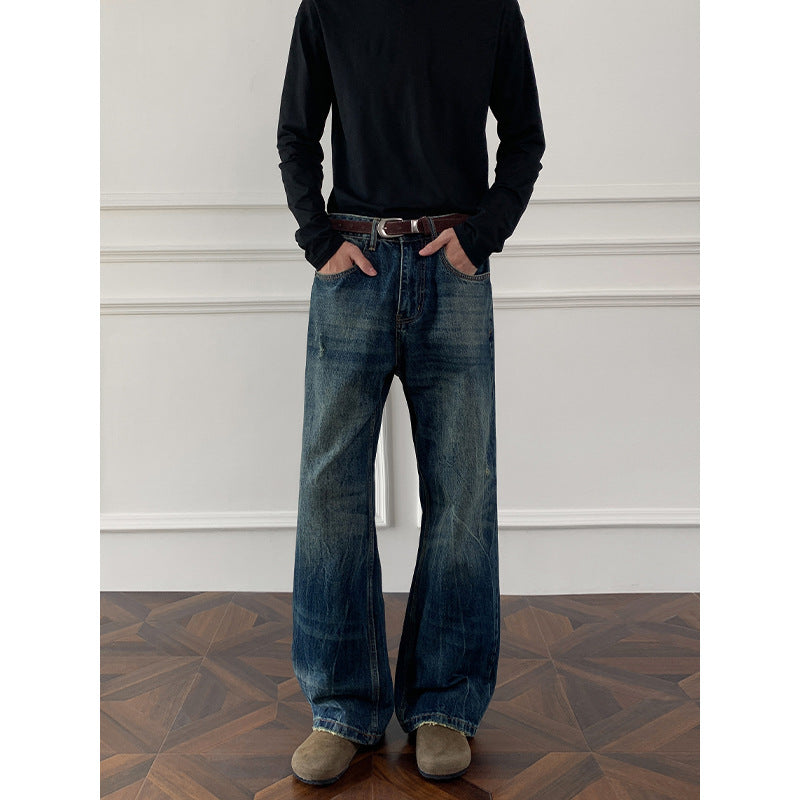 Herren Weite Denim-Jeans Shop Nory