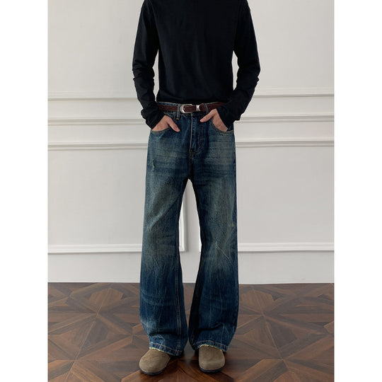 Herren Weite Denim-Jeans Shop Nory