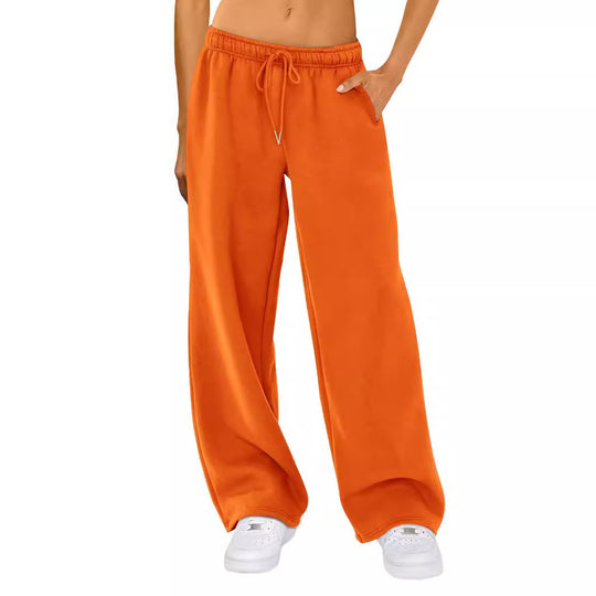 Damen nan weite Loungehose mit hohem Komfortbund, elastischem Tunnelzug und seitlichen Eingrifftaschen Shop Nory