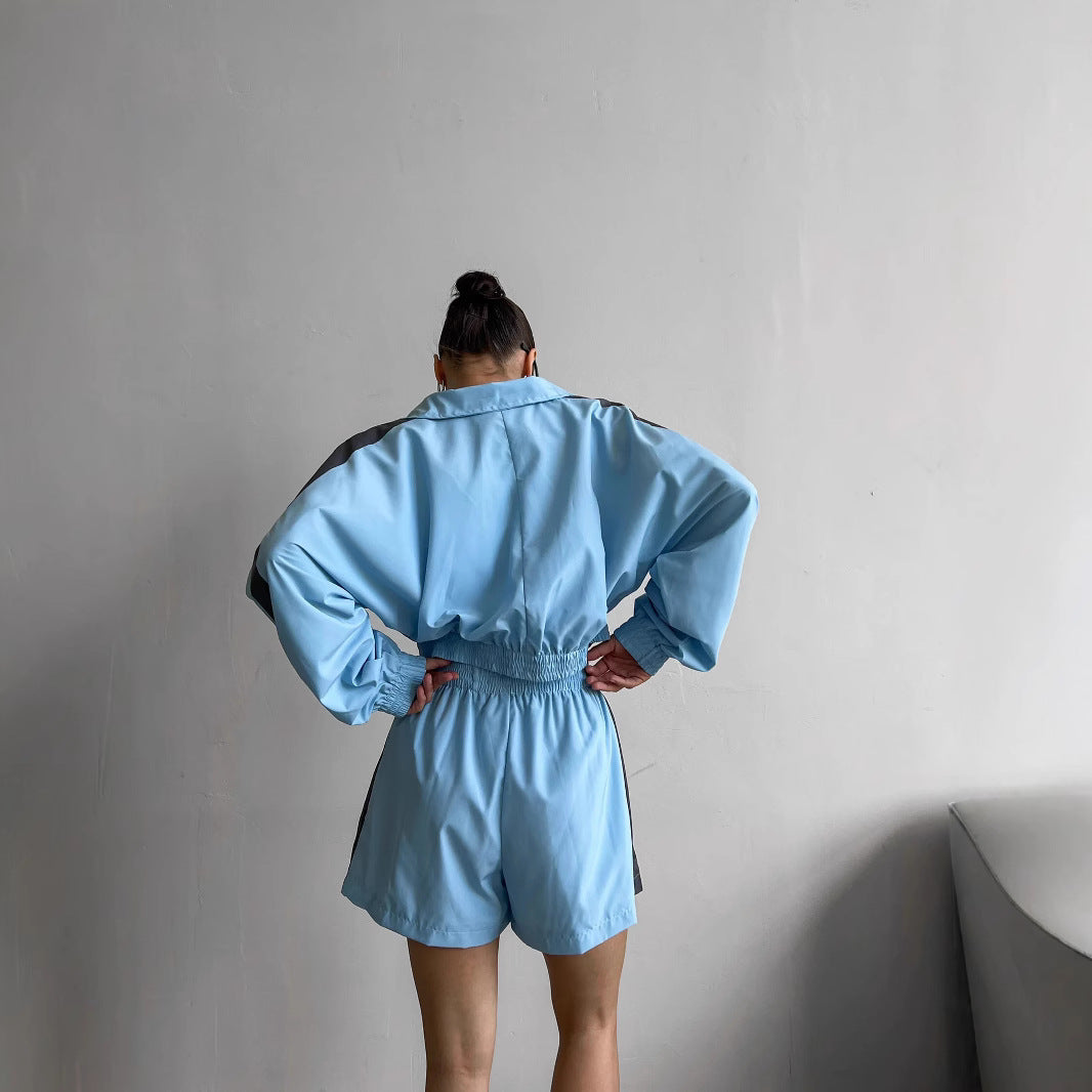 Damen Sportliche Kurzjacke mit elastischem Bund