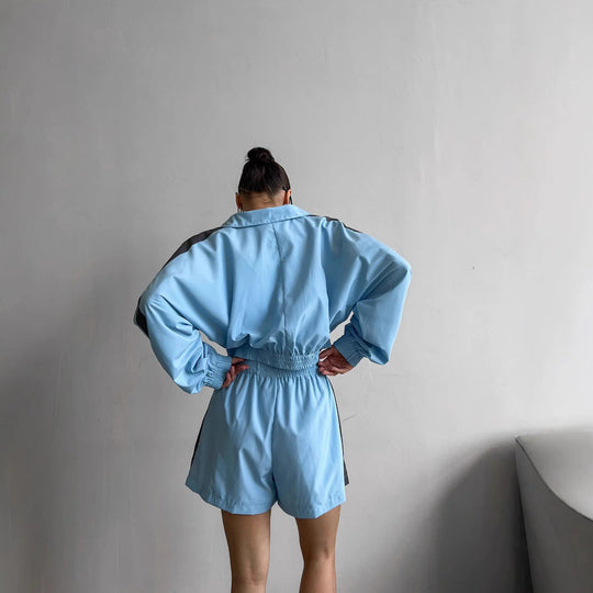 Damen Sportliche Kurzjacke mit elastischem Bund