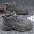 Damen robuste Schnürstiefel mit gepolsterter Innensohle