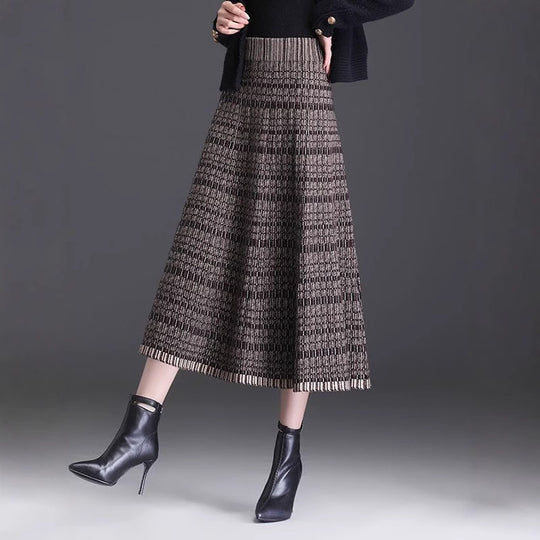 Damen Midi-Rock Shop Nory