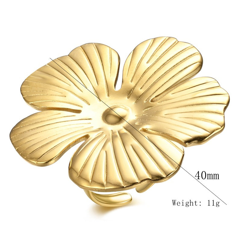 Damen Ring im kunstvollen Blumenmotiv Shop Nory