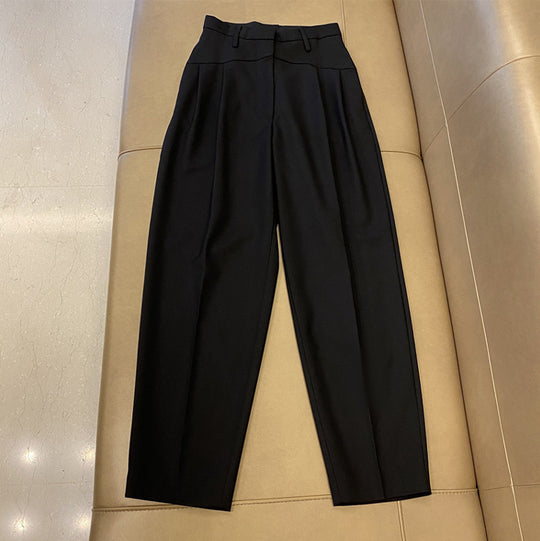 Damen Weit geschnittene High-Waist-Hose Shop Nory