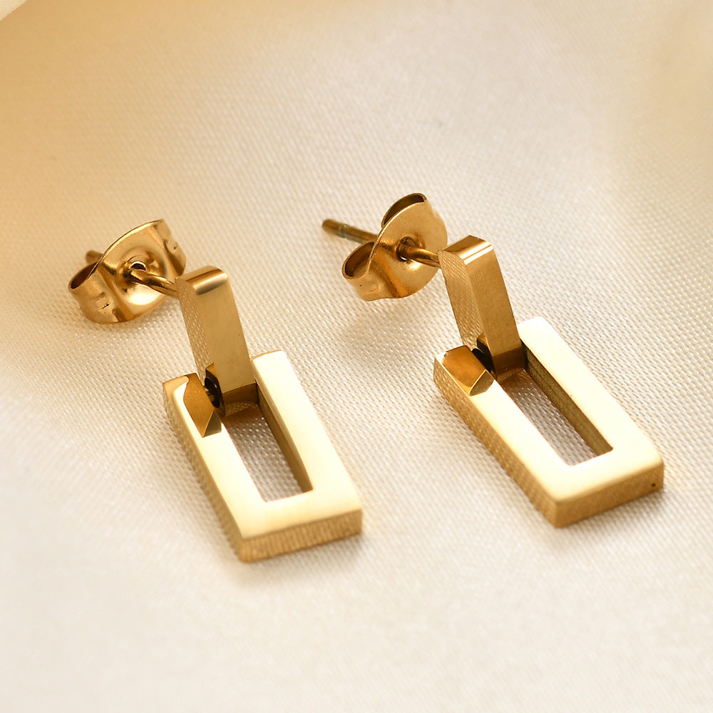 Damen Ohrstecker im modernen, minimalistischen Design Shop Nory