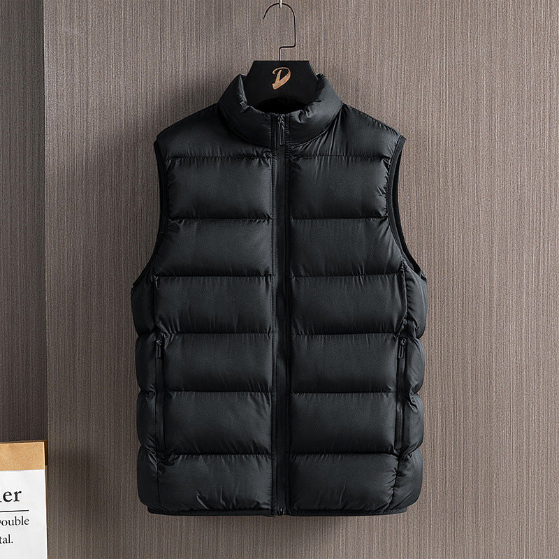 Herren Slim-Fit ultraleichte Stepp-Thermoweste mit hochschließendem Kragen und wasserabweisenden Reißverschlüssen Shop Nory