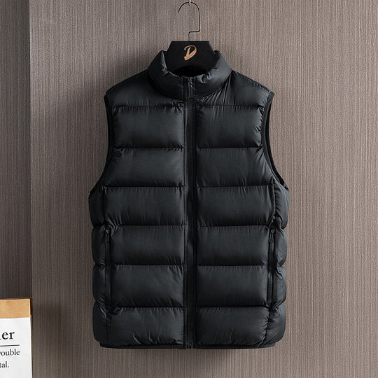 Herren Slim-Fit ultraleichte Stepp-Thermoweste mit hochschließendem Kragen und wasserabweisenden Reißverschlüssen Shop Nory
