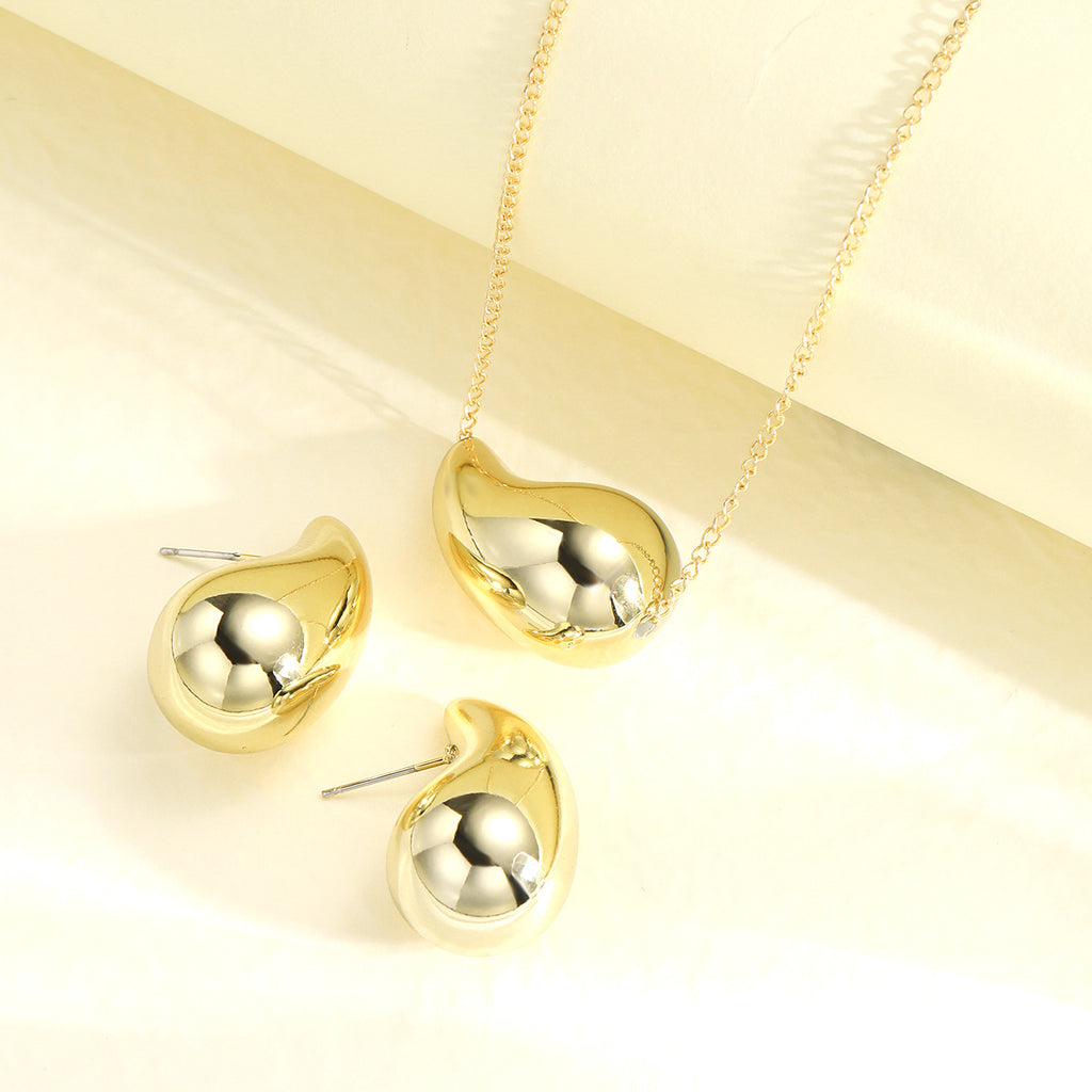 Damen Schmuckset mit eleganten Tropfenanhängern Shop Nory