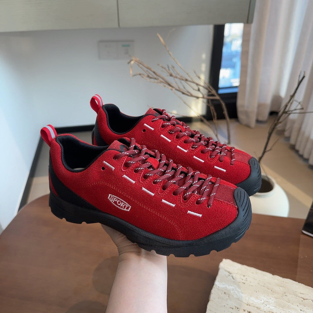 Damen Outdoor Sneakers mit robustem Obermaterial und rutschfester Sohle