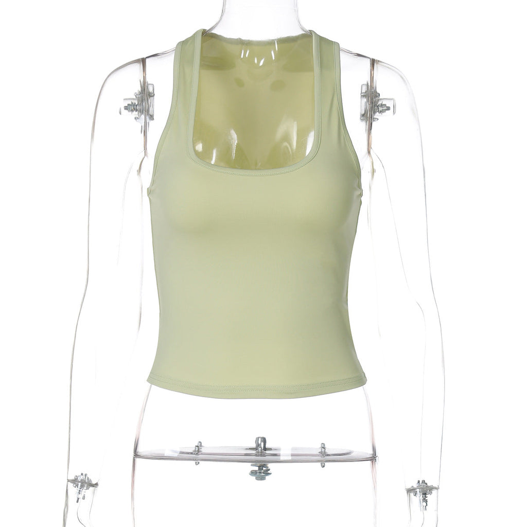 Damen Sportliches Tanktop mit breiten Trägern