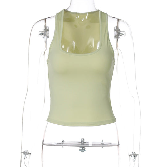 Damen Sportliches Tanktop mit breiten Trägern