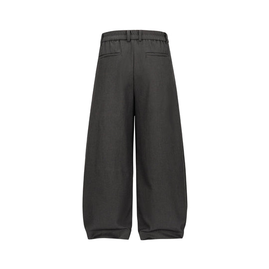 Damen Weite Plissee-Hose mit hoher Taille und elastischem Rückbund Shop Nory