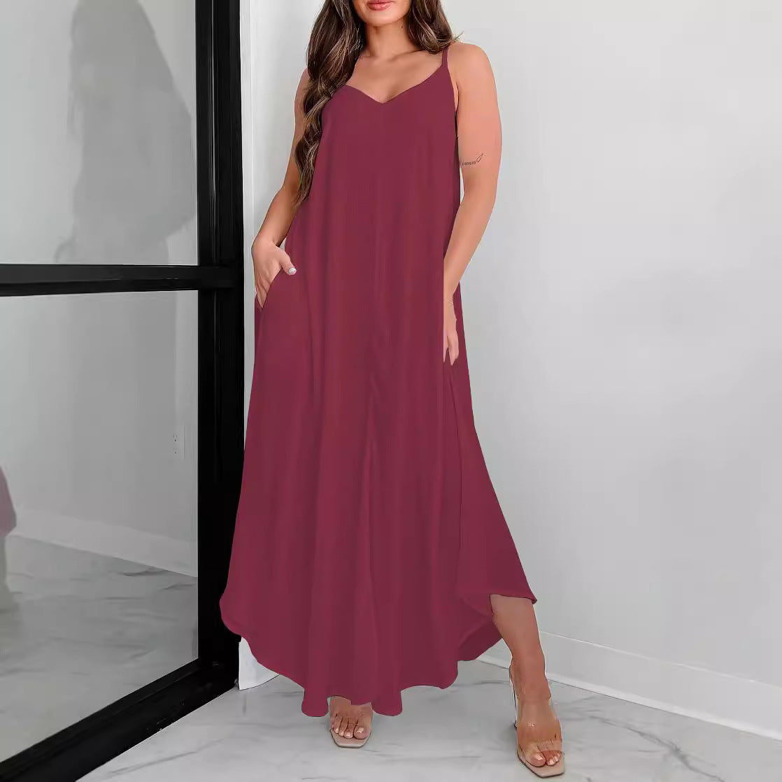 Damen Sommerliches Maxi Kleid