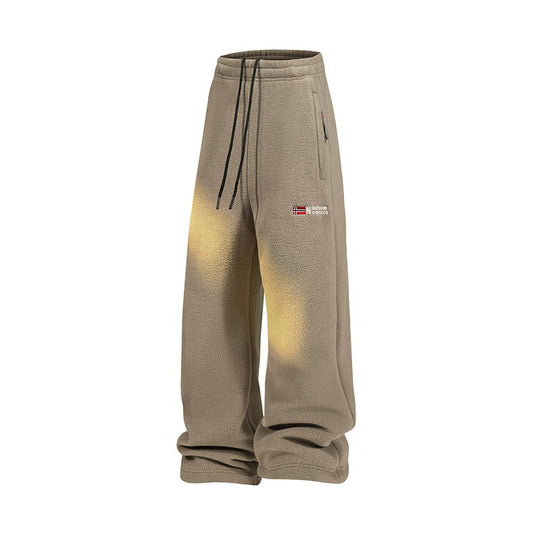 Damen Fleece-Hose mit elastischem Bund, Reißverschlusstaschen und Thermo-Innenfutter Shop Nory