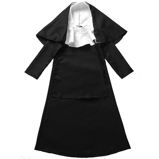 Mädchen Nonnenkostüm mit traditionellem Gewand und elegantem Kopfschmuck Shop Nory