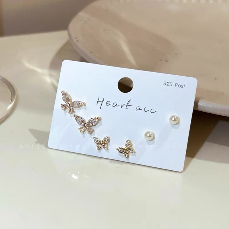 Damen Ohrstecker im verspielten Schmetterlingsdesign Shop Nory