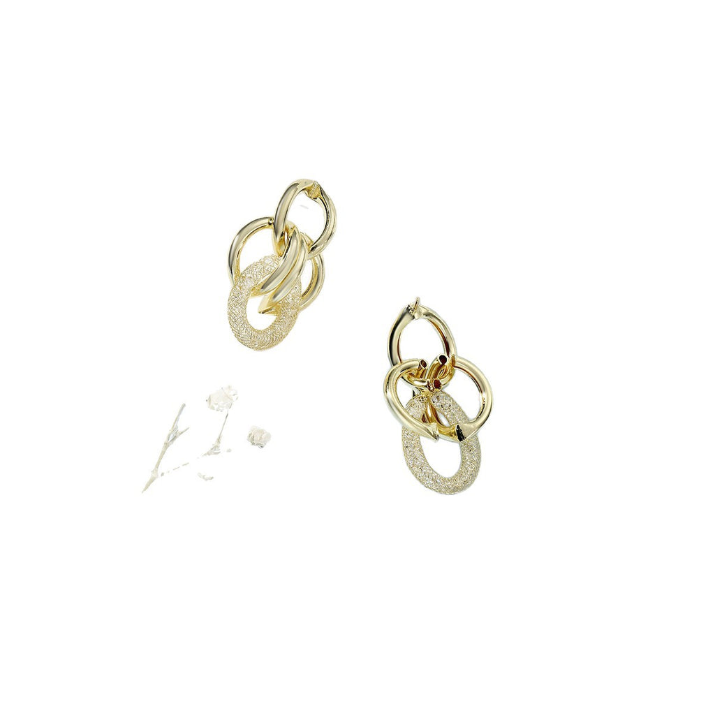 Damen Hängende Ohrringe mit luxuriösem, skulpturalem Design Shop Nory