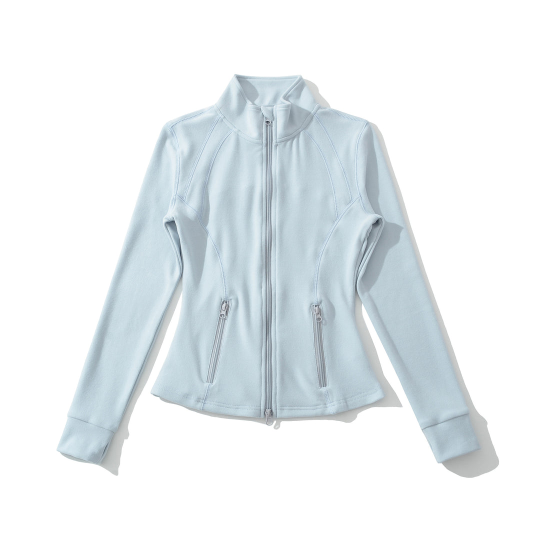 Damen Taillierte Funktions-Fleecejacke mit Stehkragen und formgebenden Teilungsnähten Shop Nory