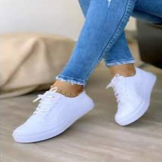 Damen Sneaker mit modischem Textilobermaterial und dämpfender Sohle