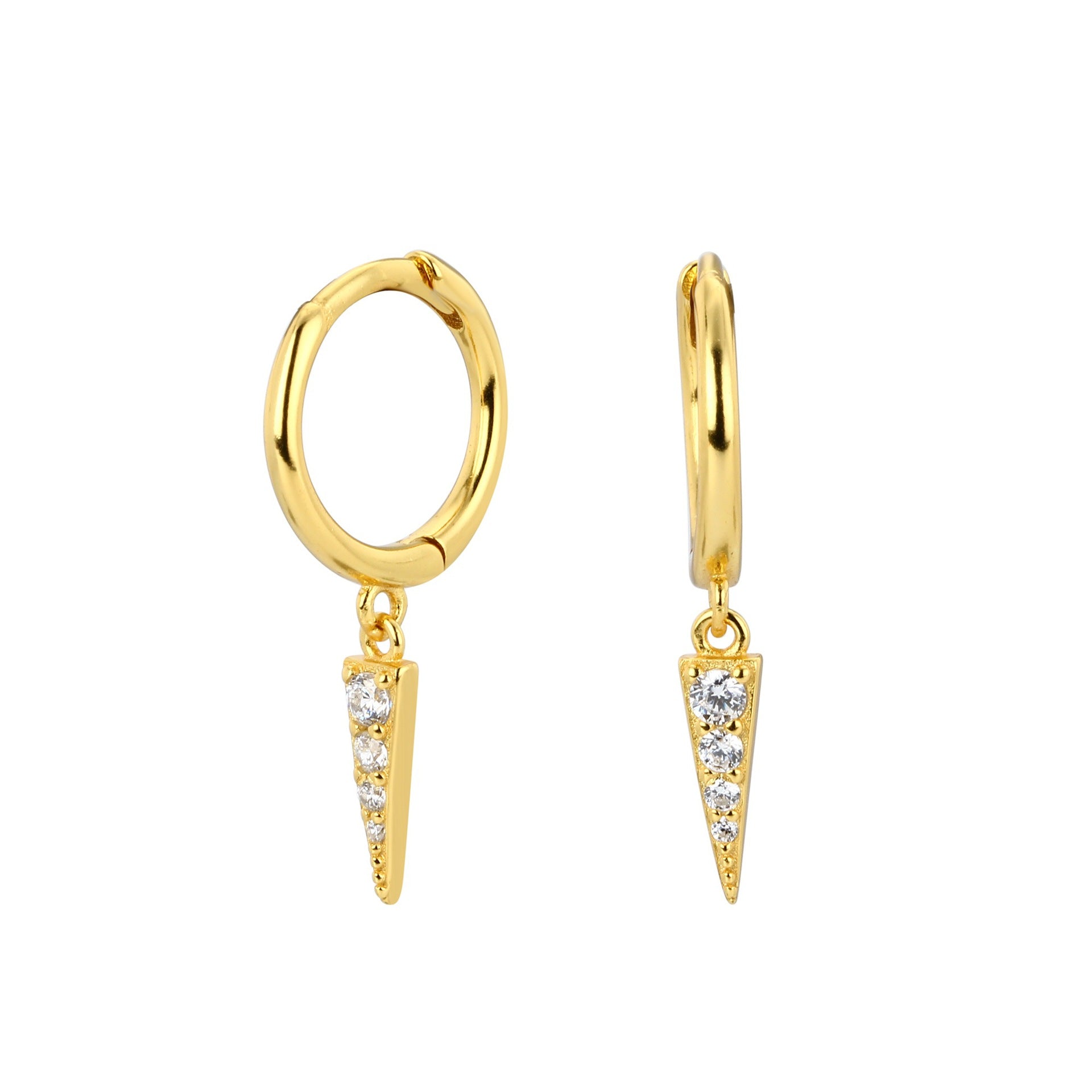 Damen Ohrhänger mit funkelnden Strassdetails Shop Nory