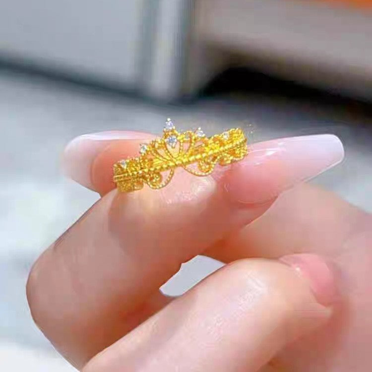 Damen Eleganter Krone-Stil Verstellbarer Ring Shop Nory