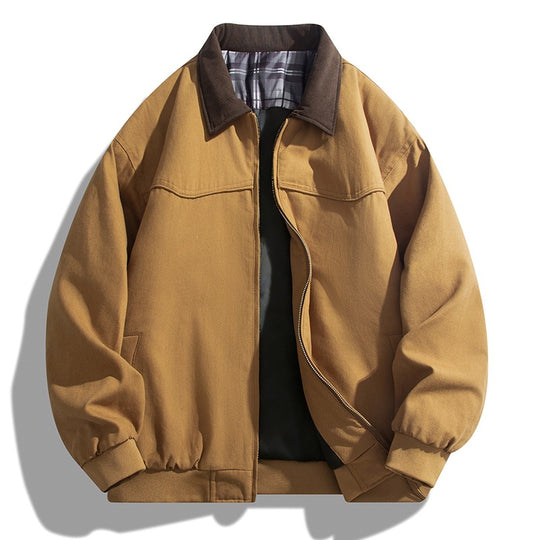Herren Lässige Übergangsjacke mit Reißverschluss Shop Nory