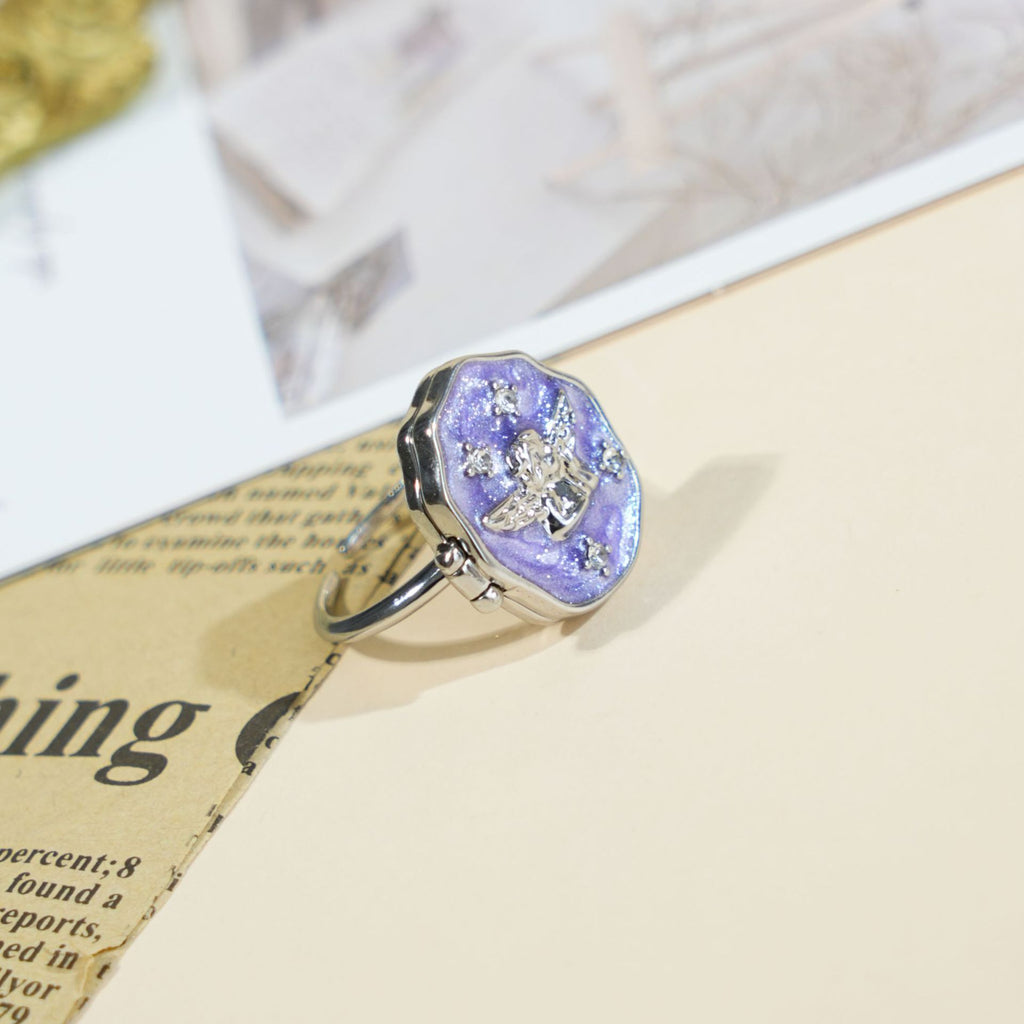 Damenring mit detailverliebtem Engel-Motiv Shop Nory
