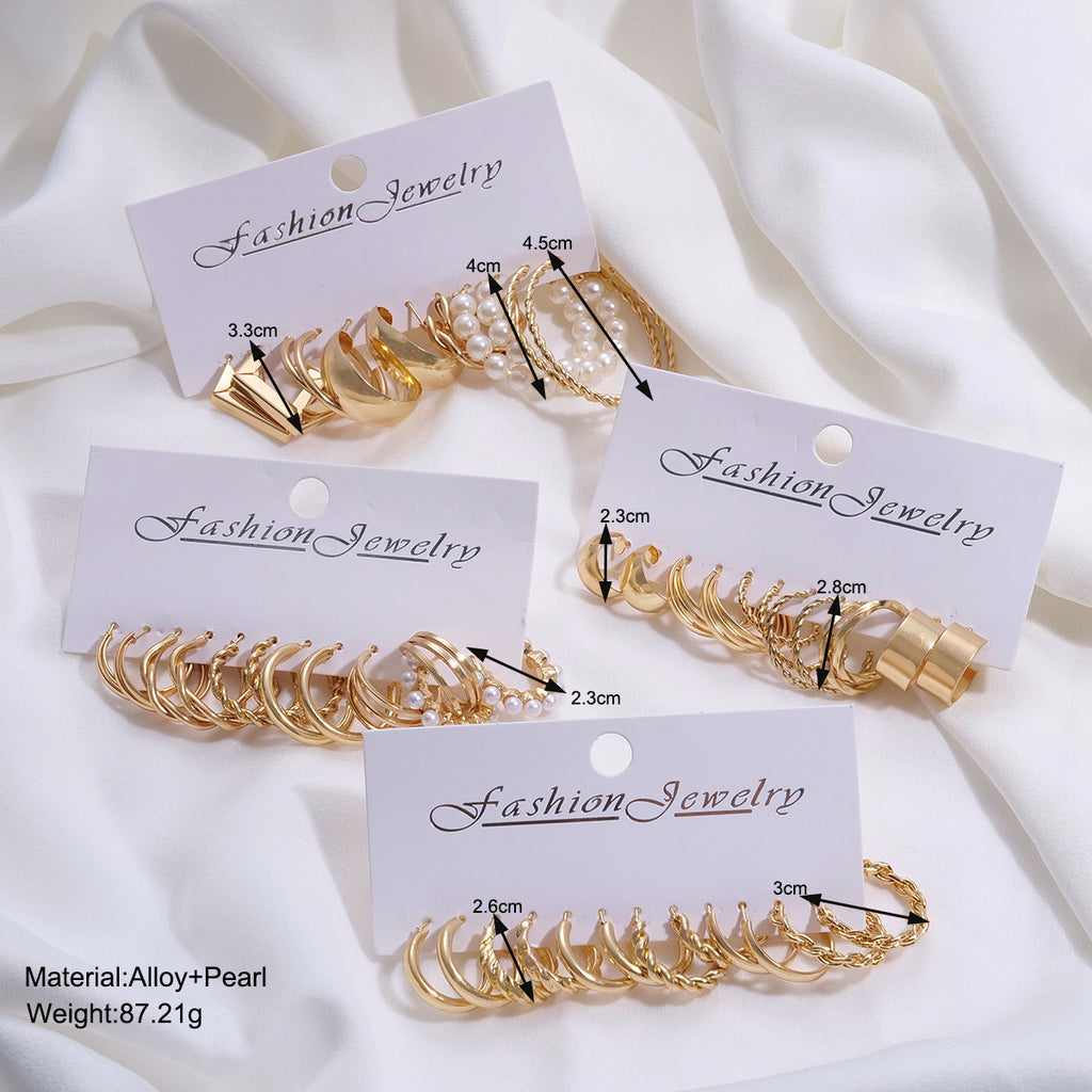 Damen Ohrringe Set mit vielfältigen, modernen Designs Shop Nory