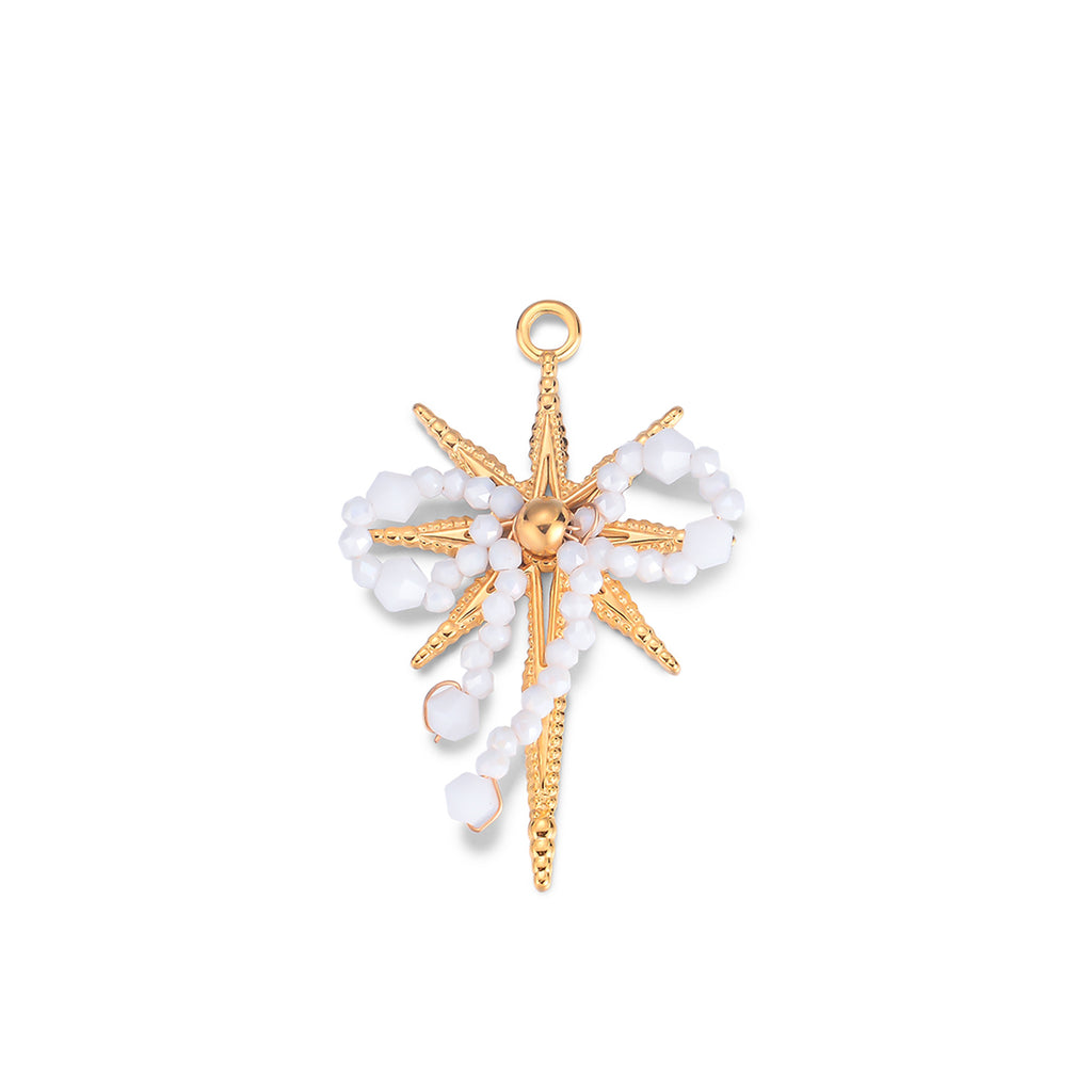 Damen Schmuckanhänger mit floralen Akzenten und funkelnden Details Shop Nory