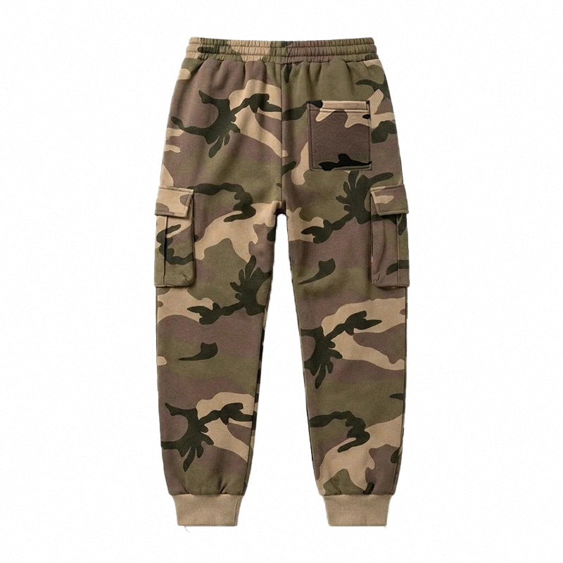 Herren Cargohose im Jogger-Stil mit elastischem Bund, Kordelzug und Mehrfachtaschen Shop Nory