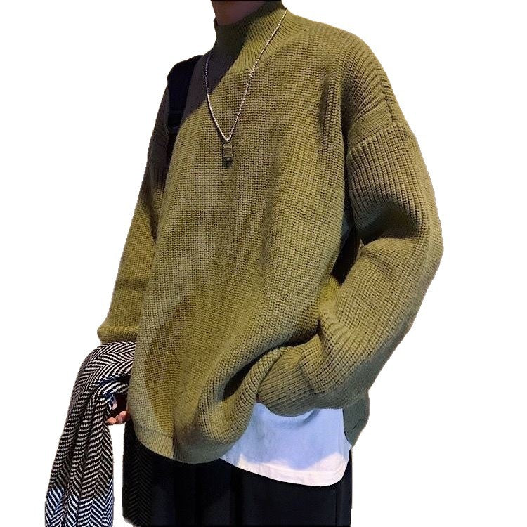 Damen Kuscheliger Grobstrickpullover mit Stehkragen Shop Nory