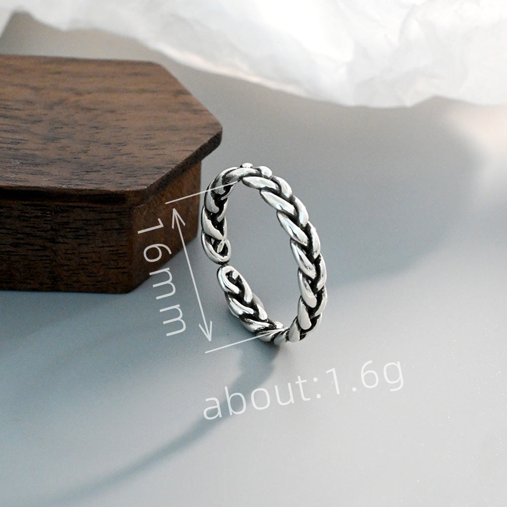 Damenring mit geflochtenem Design und hochwertiger Verarbeitung Shop Nory