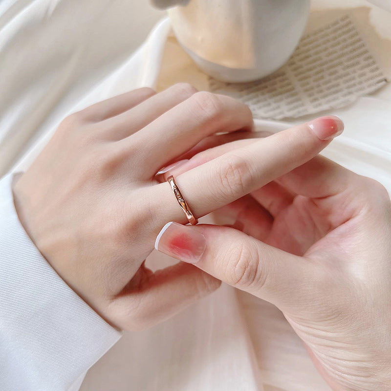 Damen Ring mit personalisierter Gravur Shop Nory