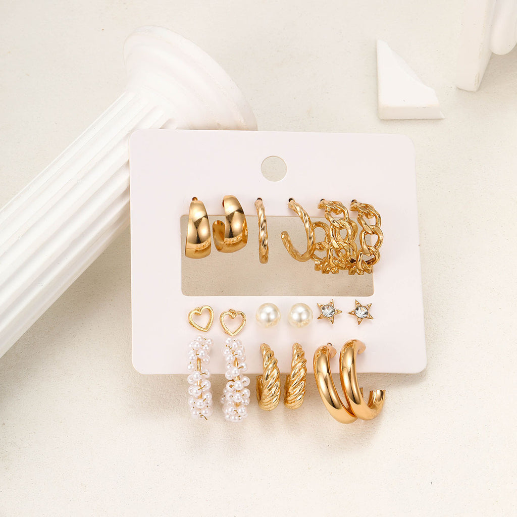 Damen Ohrringe Set mit verschiedenen stilvollen Designs Shop Nory