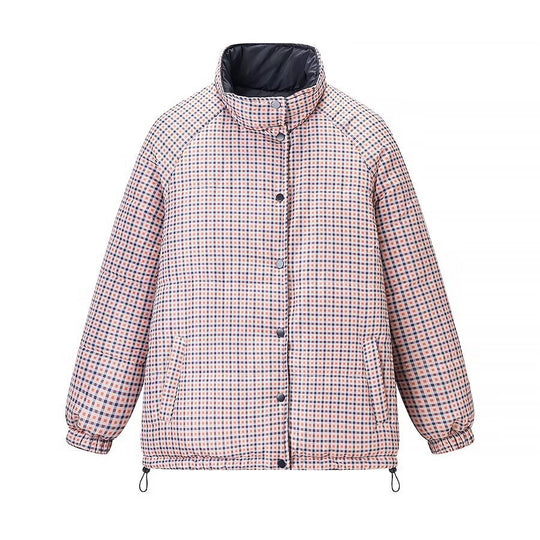 Damen Wattierte Steppjacke mit Stehkragen, Raglanärmeln und verstellbarem Saum Shop Nory